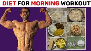 Diet Plan for morning workout I preworkout meal amp post workout meal [upl. by Indira]