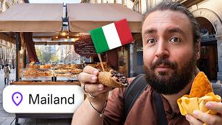 1 Tag NUR STREETFOOD ESSEN in MAILAND ITALIEN [upl. by Attalanta]