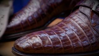 Genuine Crocodile Monk Strap Mens Shoes By Mezlan [upl. by Xer]