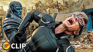 Quicksilver vs Apocalypse  quotFoolish Childquot Scene  XMen Apocalypse 2016 Movie Clip HD 4K [upl. by Eneliak]