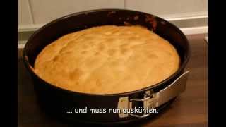 Tortenboden selbst gemacht einfach schnell und lecker  Schritt für Schritt  Rezept  recipe [upl. by Ndnarb]