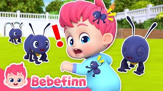 🐜 The Little Tiny Ants ㅣEP138ㅣSong for KidsㅣBebefinn Nursery Rhymes [upl. by Yrallam]