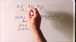 Spectroscopic term symbols two p electrons p² part 3 [upl. by Assanav]