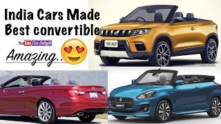 Top 10 Best Cars Made Convertible In India  Indian Made Cabriolet Cars [upl. by Ffej]