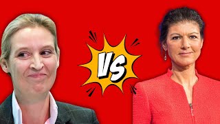 Weidel amp Wagenknecht treffen im TV Duell aufeinander [upl. by Carmena]