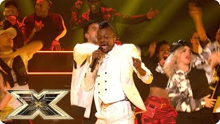 Olatunji Yearwood sings Jiggle It  Live Shows Week 1  The X Factor UK 2018 [upl. by Lindeberg]