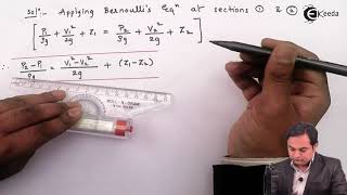 Bernoullis Equation Problem 2  Fluid Dynamics  Fluid Mechanics 1 [upl. by Karna]