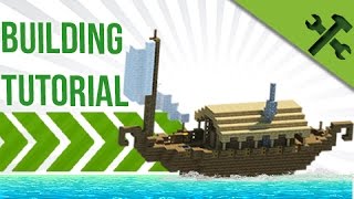 Minecraft Simple Boat House Build Tutorial [upl. by Aneroc168]