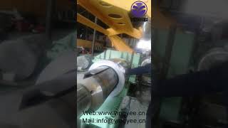 how to unload the coil from the slitting line silliting line unloading coil videoSL line [upl. by Roque465]