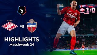 Highlights Spartak vs FC Enisey 20  RPL 201819 [upl. by Pik781]