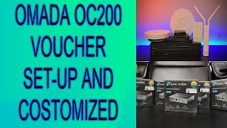 OMADA OC200 VOUCHER SETUP AND CUSTOMIZED [upl. by Tobe373]