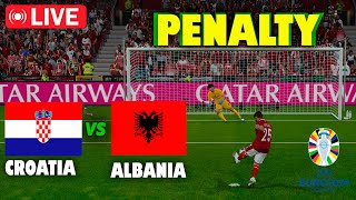 🔴Jetojnë PENALTY  Kroacia vs Shqipëria  UEFA EURO 2024  Ndeshje live sot [upl. by Lezirg]