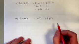 GCSE Higher Surds and Indices [upl. by Epul]