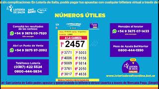 SORTEO VESPERTINO 07102024 [upl. by Jansen]