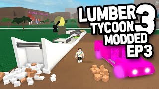 INSANE SAWMILL SETUP  Lumber Tycoon 3 Modded 3 [upl. by Helmut]