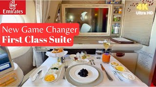 Emirates new First Class Suite  Game Changer fully enclosed Suite Boeing 777 Full Experience [upl. by Somerville]