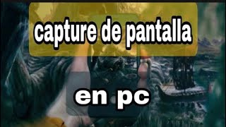 como hacer captura de pantalla en pc [upl. by Seagraves984]