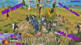 BRE Friday Clan Event 550 Players  Bannerlord Multiplayer 03152024 [upl. by Eniamej]