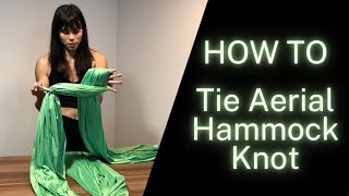 How to Tie an Aerial Hammock Knot [upl. by Essiralc871]