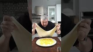 Double Stacked Pizza pizza italian worldcup funny challenge food bakedmac cooking [upl. by Aribold]