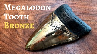 Casting Bronze Megalodon Tooth │Metal Casting │Shark Tooth [upl. by Papp943]