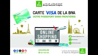 Carte Visa de la BNA [upl. by Ika]