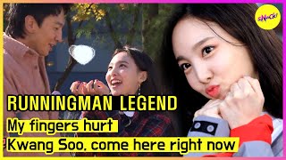 RUNNINGMAN THE LEGENDMy fingers hurt Kwang Soo come here right nowENGSUB [upl. by Puklich]