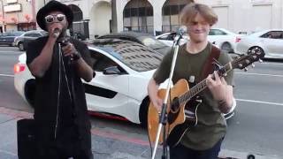 william surprises street performer Levimitchell [upl. by Tony]