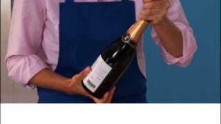 Real Simple How To Open a Bottle of Sparkling Wine [upl. by Eicram]