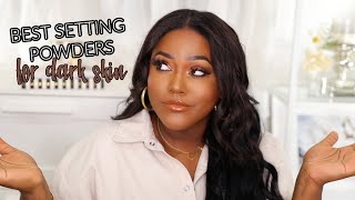 Nyx ButterMelt Pressed Powder Bronzers On DARK SKIN  NEW DRUGSTORE MAKEUP [upl. by Sachsse]