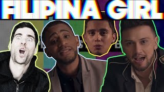 Billy Crawford  Ft James Reid amp Marcus Davis  Filipina Girl REACTION [upl. by Arik]