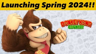 Nintendo REVEALS Donkey Kong Country Releasing Spring 2024  New Nintendo World Attraction [upl. by Bergstrom]