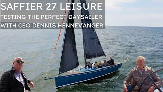 Saffier 27 Leisure Test Sail In Holland  The Perfect Daysailer [upl. by Anitak]