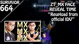 ZT MX Face Reveal Time   Survivor Rank 664 Identity v [upl. by Nnaxor525]