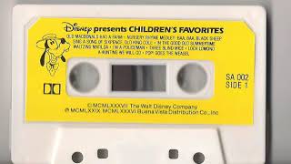 Disney Childrens Favorites Cassette Tape [upl. by Bagger]