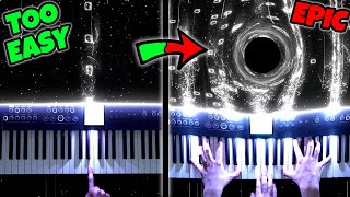 Hans Zimmer  Interstellar Main Theme  EASY to EXPERT PIANO [upl. by Carter]