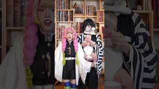 Obanai x Mitsuri trend Chiki Chiki Bam Bam  Trà Đặng cosplay obanaixmitsuri obanai mitsuri [upl. by Jadda]