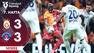 Vestel  Galatasaray 33 Kasımpaşa  HighlightsÖzet  Trendyol Süper Lig  202425 [upl. by Heater]