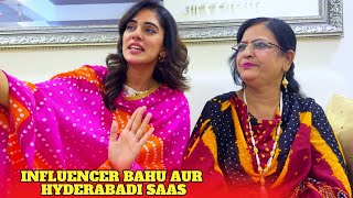 INFLUENCER BAHU VS HYDERABADI SAAS [upl. by Ailana8]