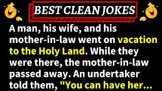 🤣A Family Went On Vacation To The Holy Land  BEST CLEAN JOKES  Funny Daily Jokes [upl. by Tybi]