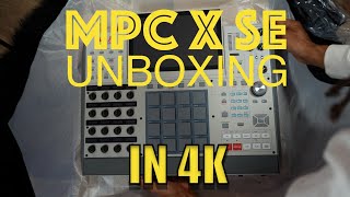 MPC X SE Unboxing in 4K Music Production Center [upl. by Anoblav]