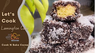 BiteSized Lamington Cake Recipe Perfect Party Treat  Cook N Bake Corner [upl. by Cutler]