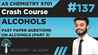 Past Paper Questions on Alcohols Part 3  Alcohols  9701 AS Chemistry UrduHindi [upl. by Ardni]