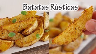 BATATAS RÚSTICAS I Receitas e Temperos [upl. by Rutledge]