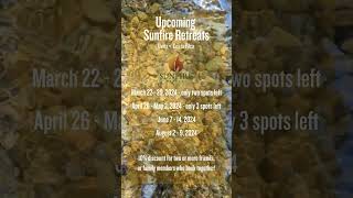 Sunfire Retreats 2024 Schedule [upl. by Vance]