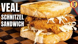 Homemade Veal Schnitzel Sandwich [upl. by Acinna]