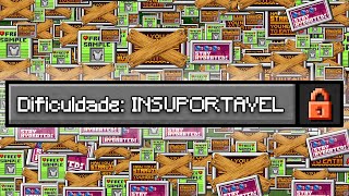 eu adicionei 1 dificuldade INSUPORTÁVEL ao minecraft [upl. by Delastre]