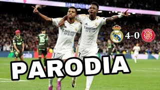 Canción Real Madrid Vs Girona 40 Parodia LA FALDA  Myke Towers [upl. by Yrallih]