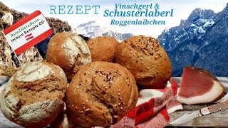 leckere Rezepte OÖ 🇦🇹 Vinschgerl Vinschgauer Schusterlaberl Roggenlaibchen RezeptBrotampGebäck [upl. by Moss248]