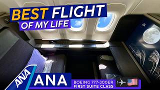 ANA 777 First Class Trip Report【Tokyo to New York】✨ BEST Flight of My Life ✨ [upl. by Cheung]